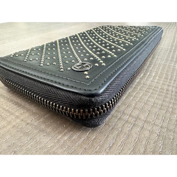 Authentic Gucci Diamante Studded Zippy Long Wallet - Picture 7 of 12